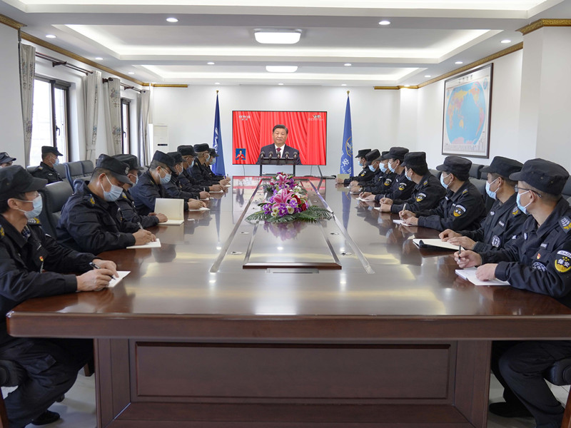 【喜迎二十大、奮進(jìn)新征程】北京銀盾保安公司組織黨員干部職工收聽(tīng)收看黨的二十大開(kāi)幕盛況