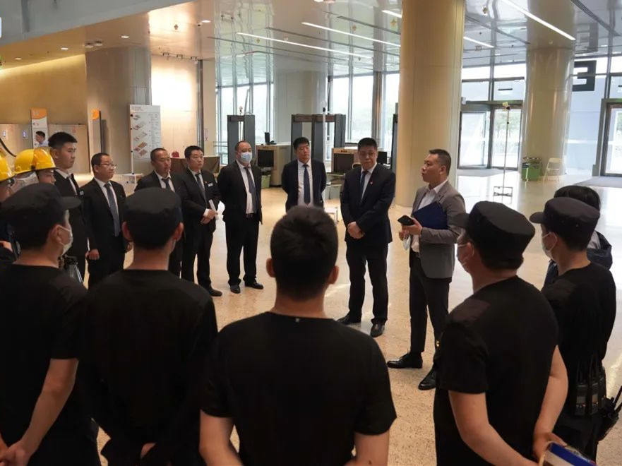 銀盾保安駐國家會議中心保安隊組織開展反恐消防應急演練活動
